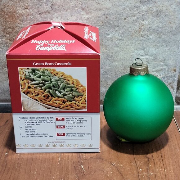 Campbells Soup Kids Green Ball Ornament Collectors Edition 2006 - Picture 5 of 10